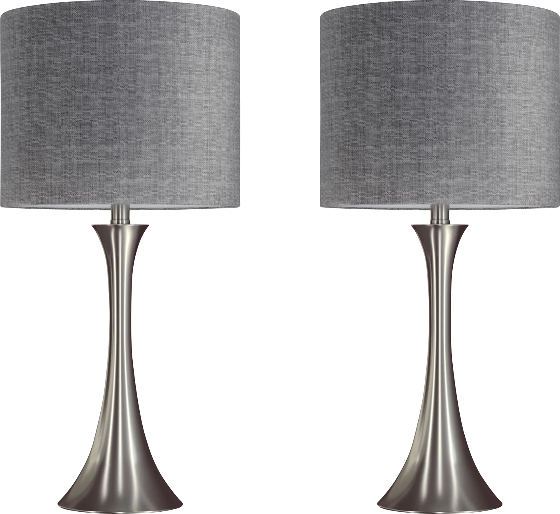 Keely Alley Gray Lamp, Set of 2 - Image 1