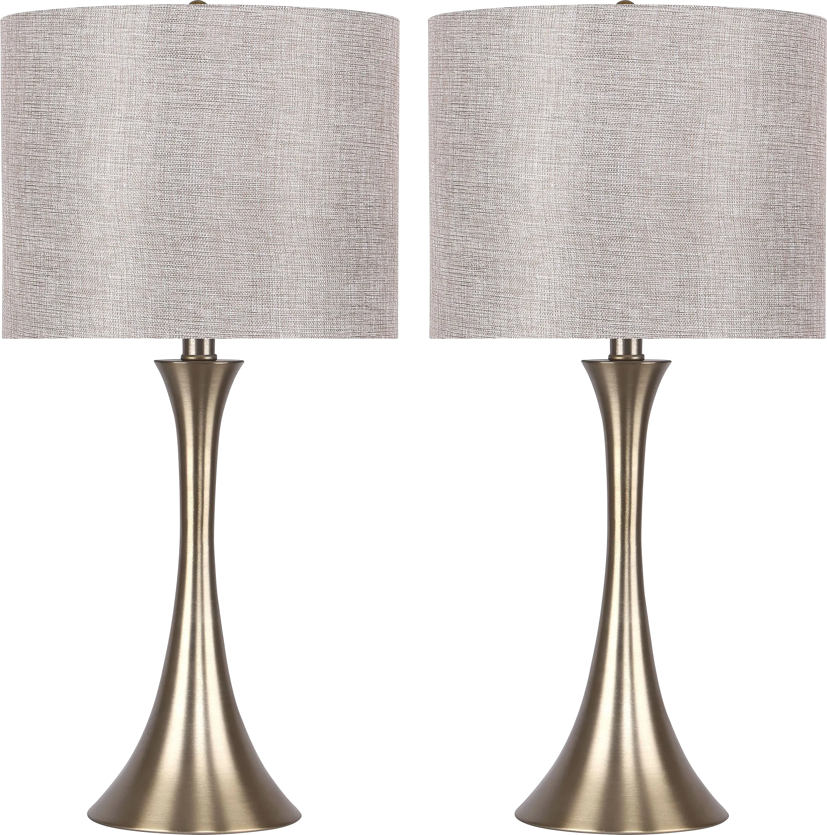 Keely Alley Gold Table Lamps, Set of 2 - Thumbnail - Image 1