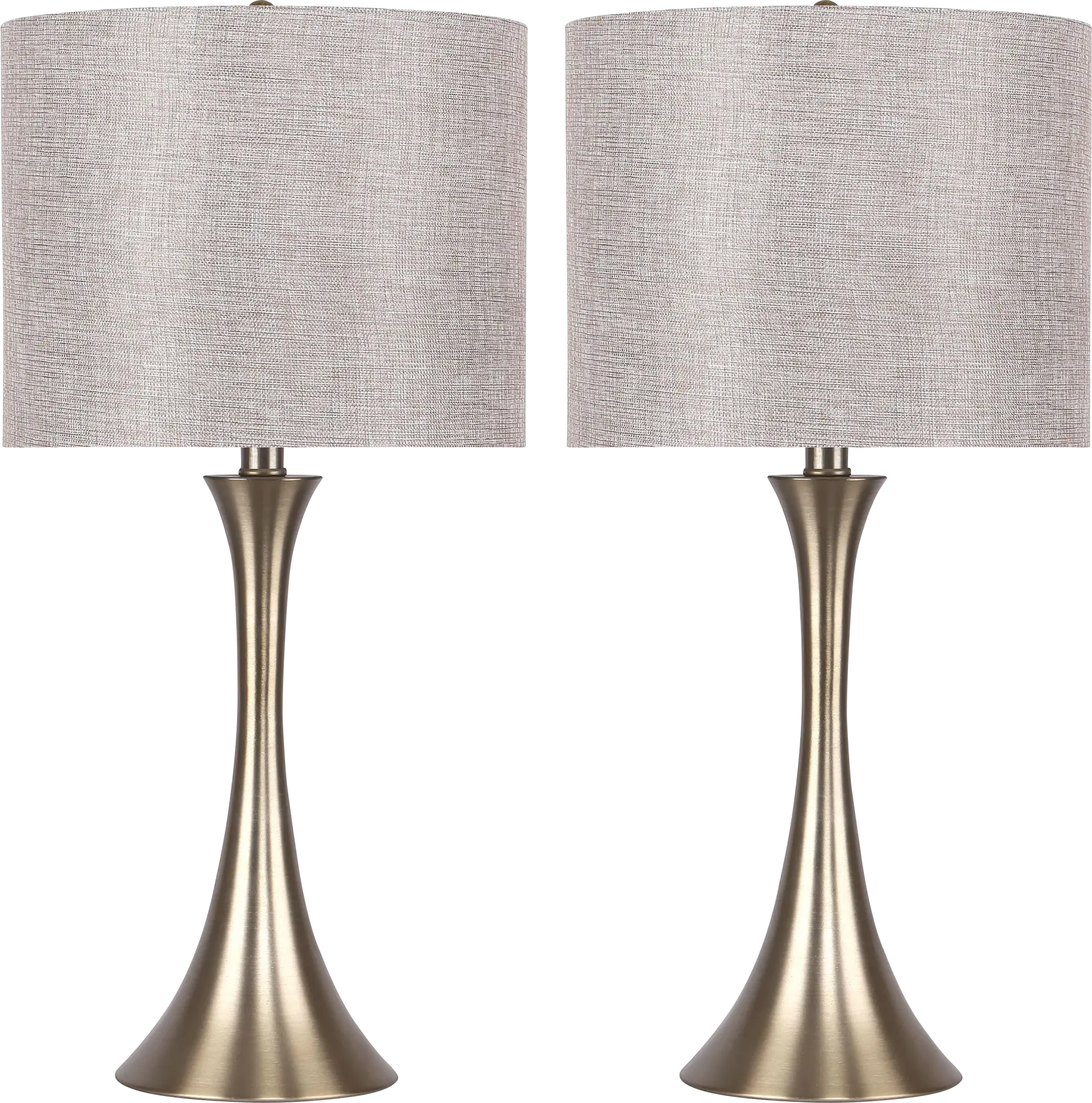 Keely Alley Gold Table Lamps, Set of 2