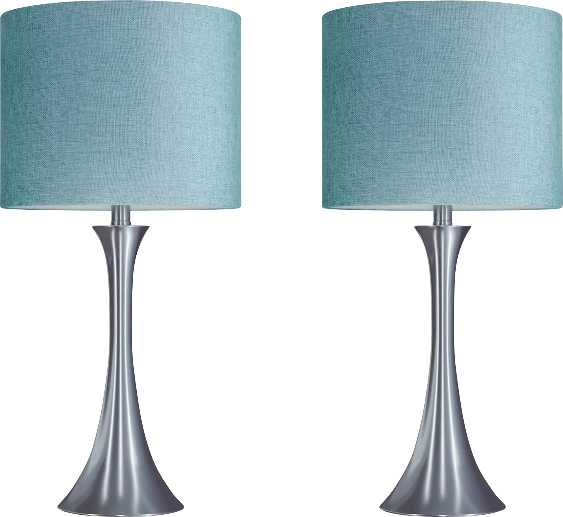Keely Alley Turquoise Table Lamps, Set of 2 - Image 1