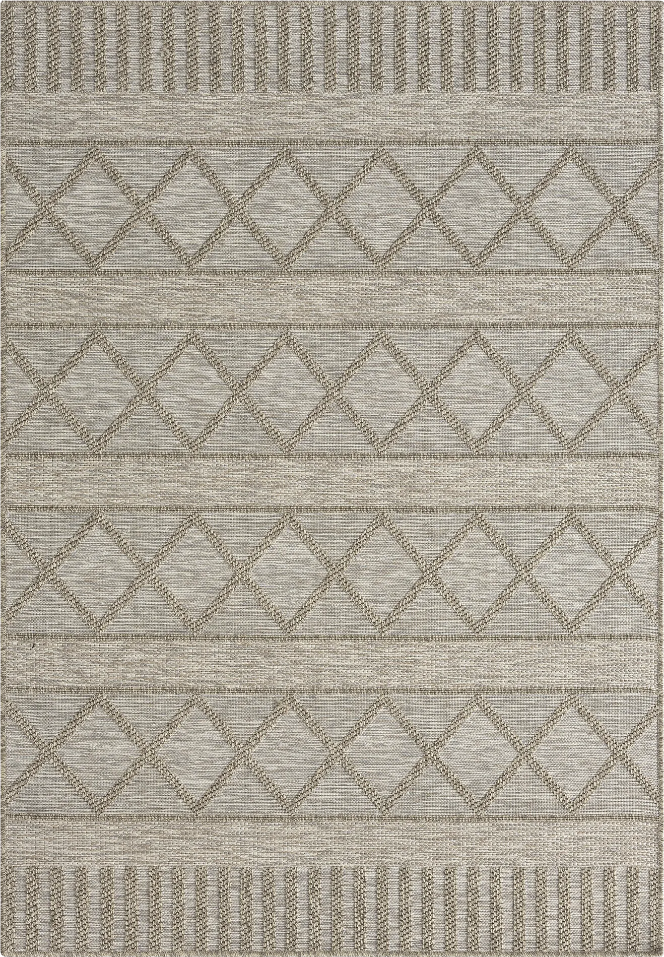 Wesnach Tan 7'10 x 9'6 Indoor/Outdoor Rug - Image 1
