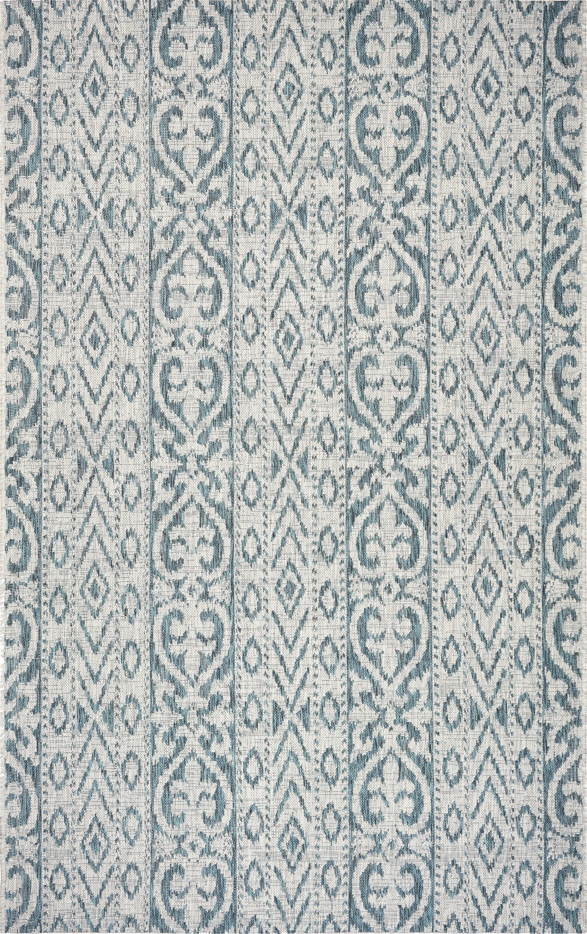 Cosevain Blue/Gray 5' x 8' Indoor/Outdoor Rug