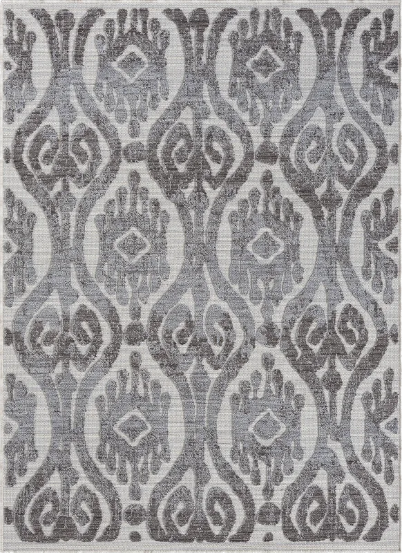 Sagaruti Blue/Gray 7'10 x 8'10 Indoor/Outdoor Rug