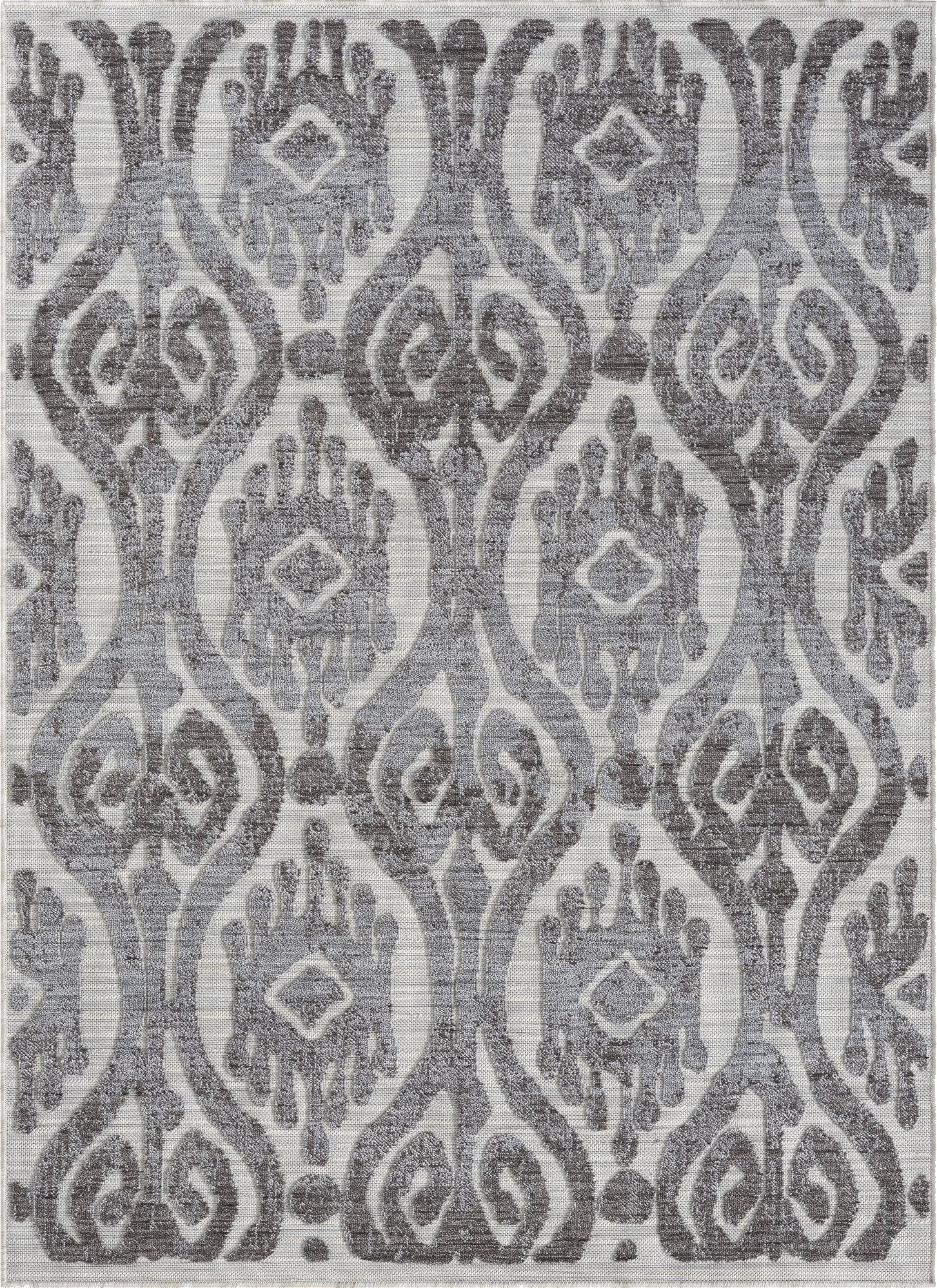 Sagaruti Blue/Gray 5' x 7' Indoor/Outdoor Rug - Image 1