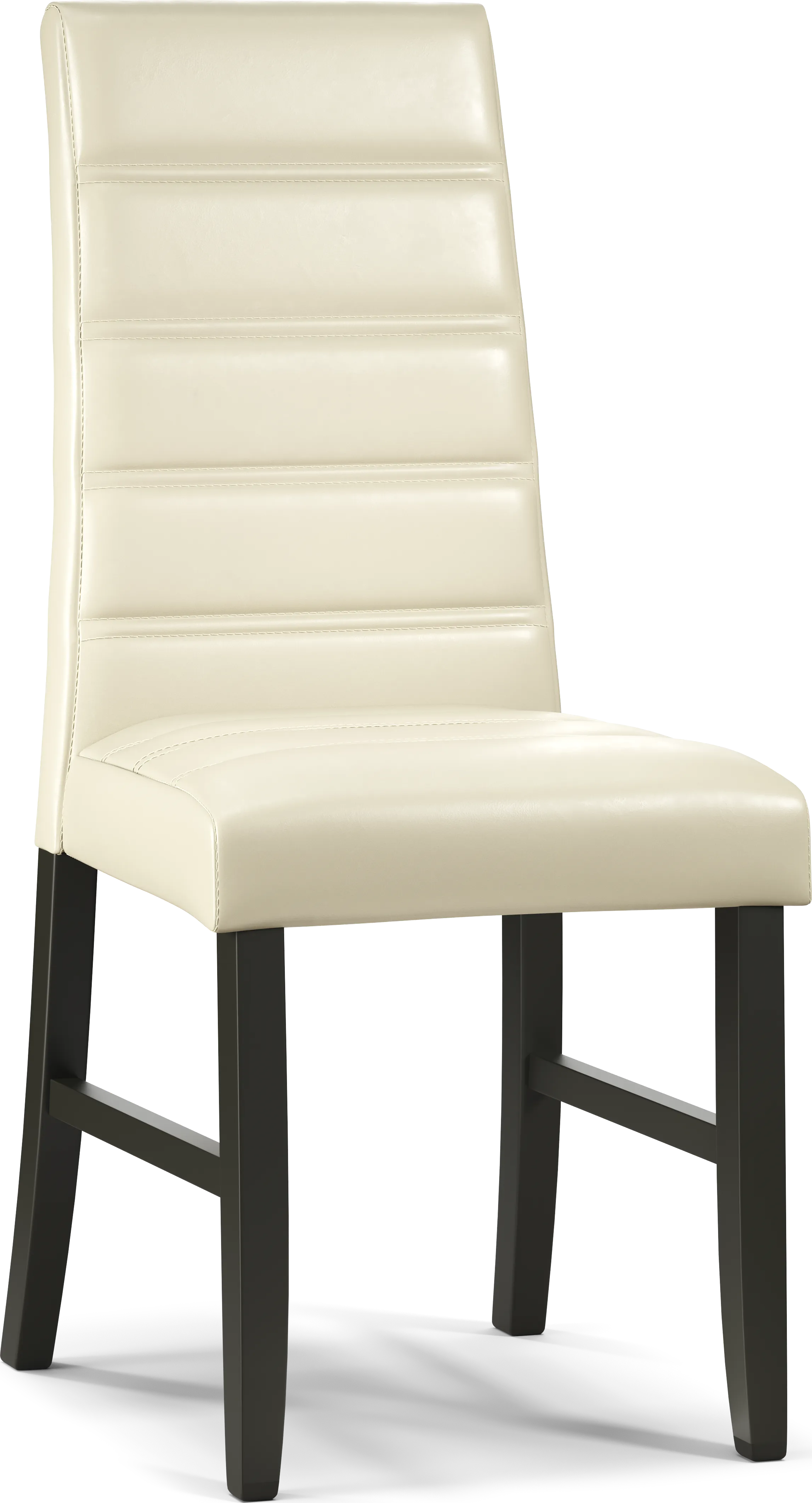 Mabry Espresso 5 Pc Dining Set with Cream Chairs - Thumbnail - Image 3