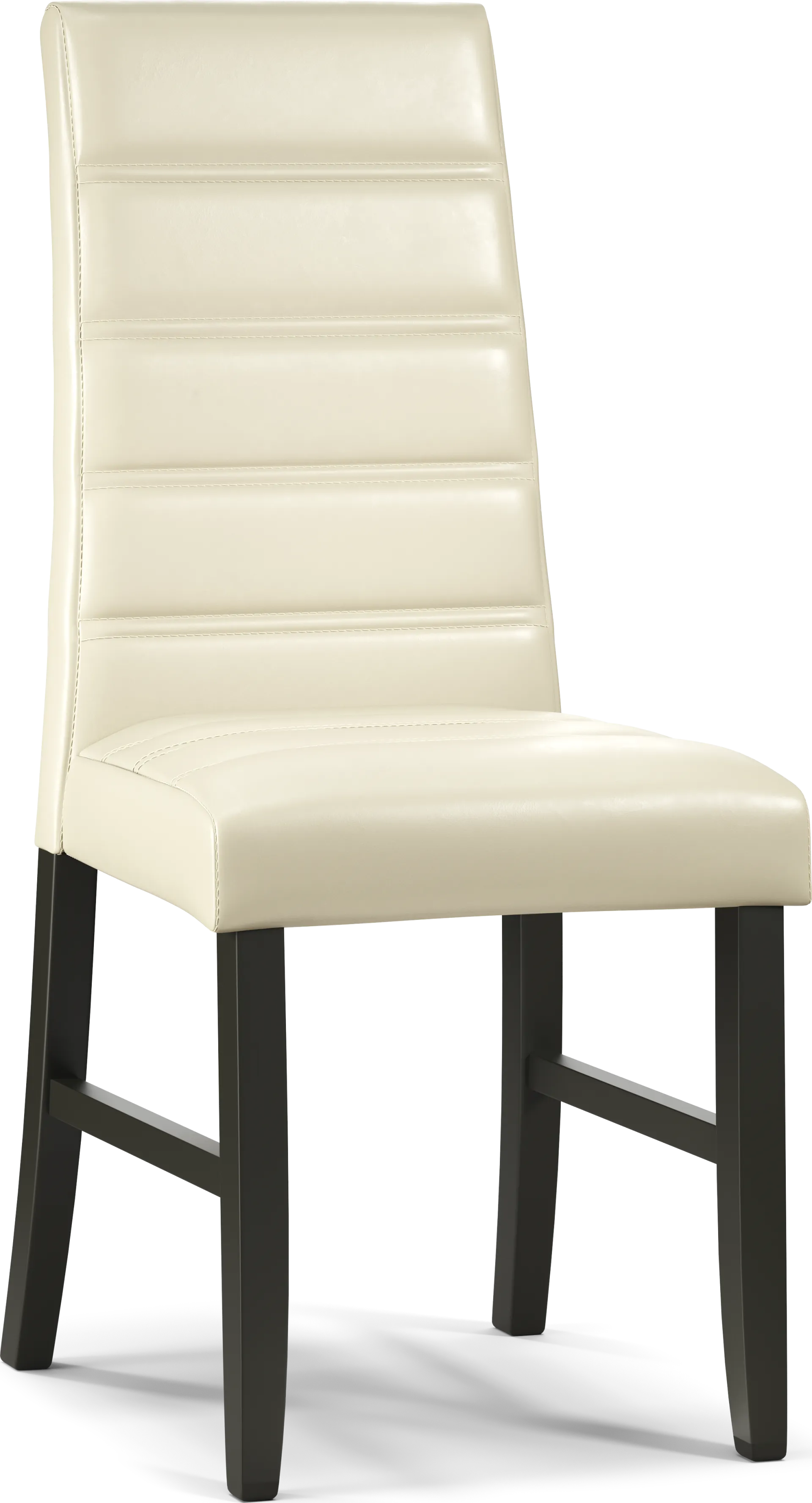 Mabry Espresso 5 Pc Dining Set with Cream Chairs - Image 3