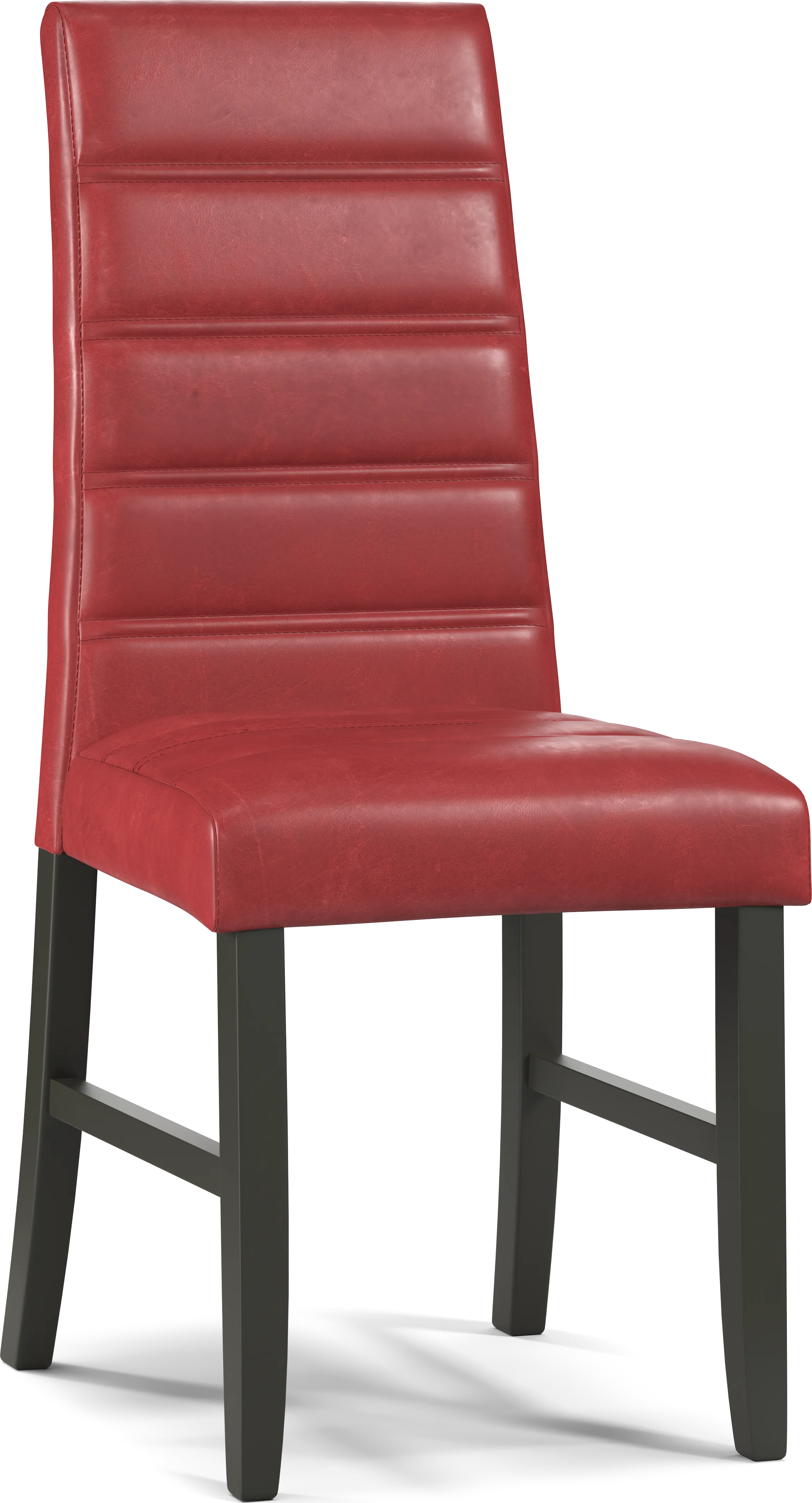 Mabry Espresso 5 Pc Dining Set with Red Chairs - Thumbnail - Image 3