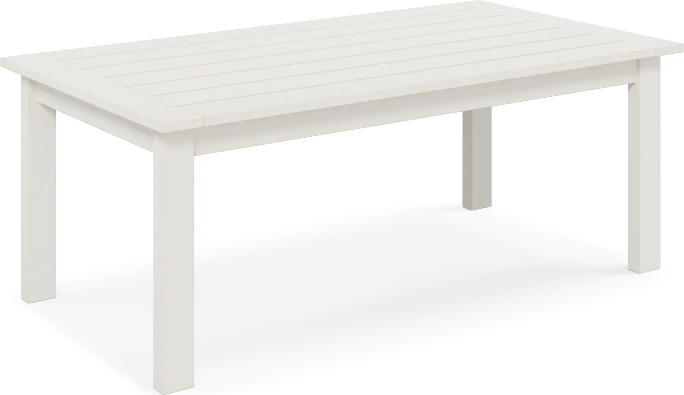 Eastlake White Outdoor Cocktail Table