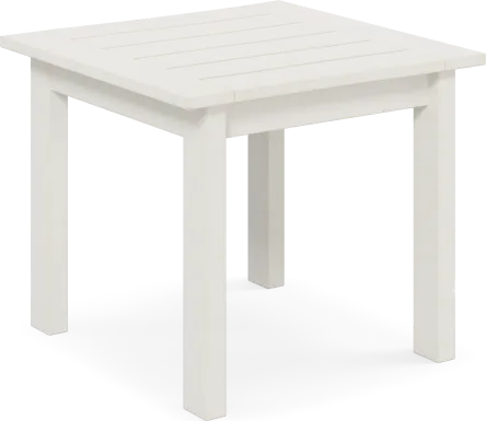 Eastlake White Outdoor End Table