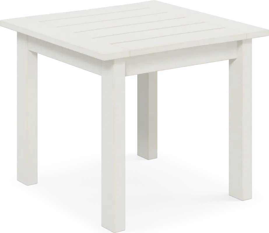 Eastlake White Outdoor End Table