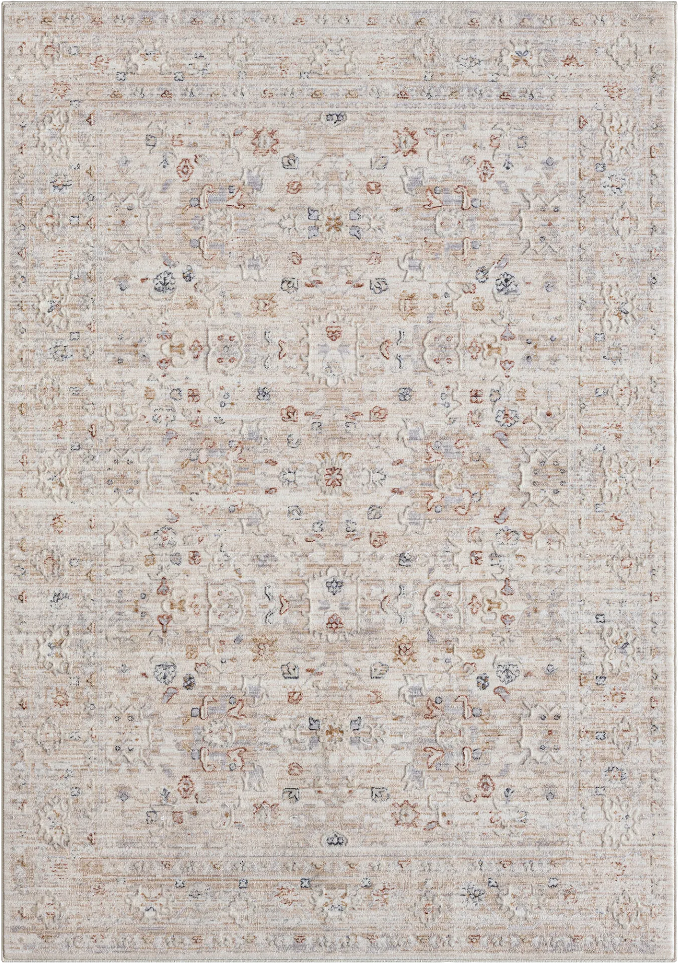 Sminola Beige 4' x 6' Rug - Image 1