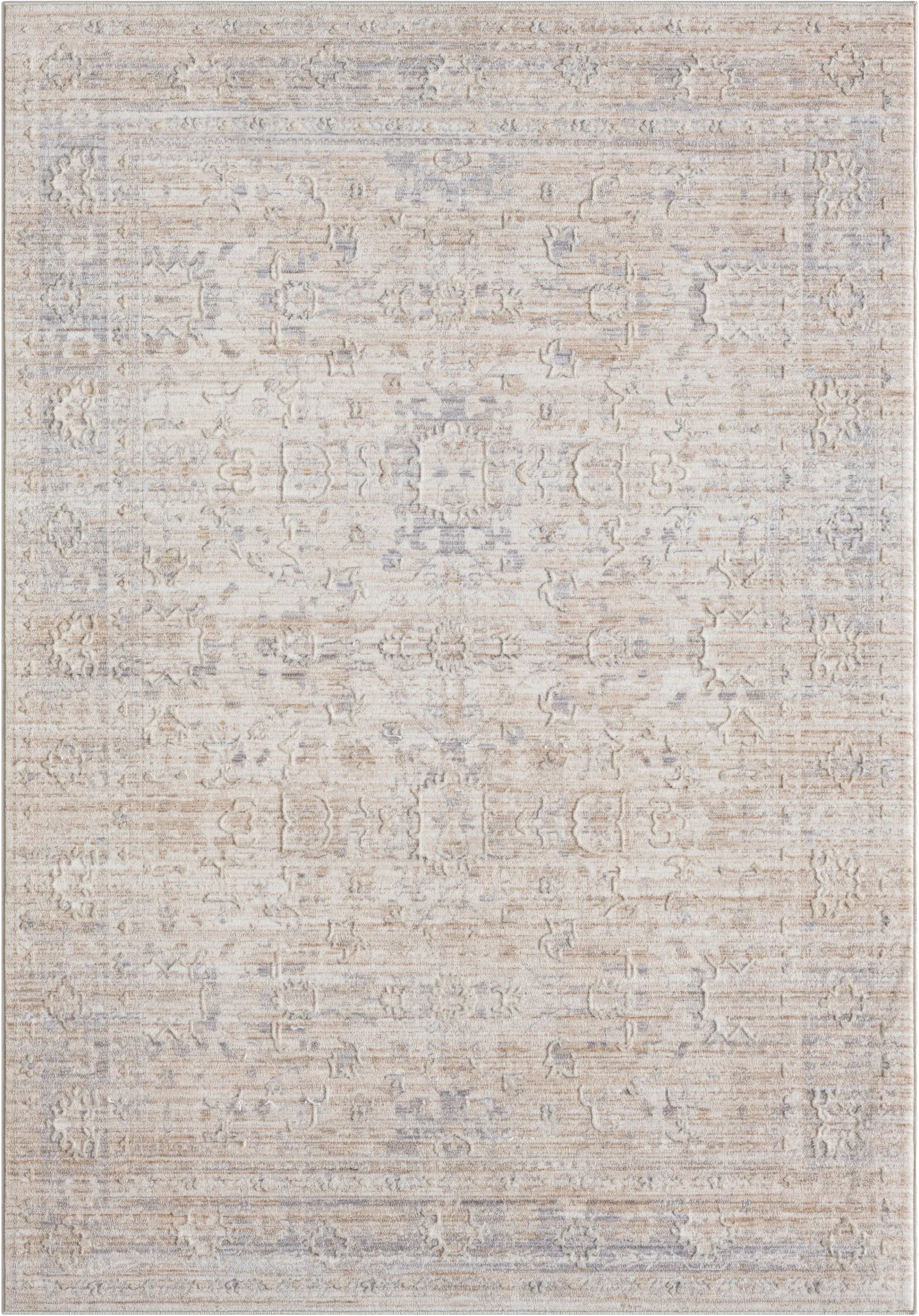 Lamisle Gray 5' x 7'11 Rug - Image 1