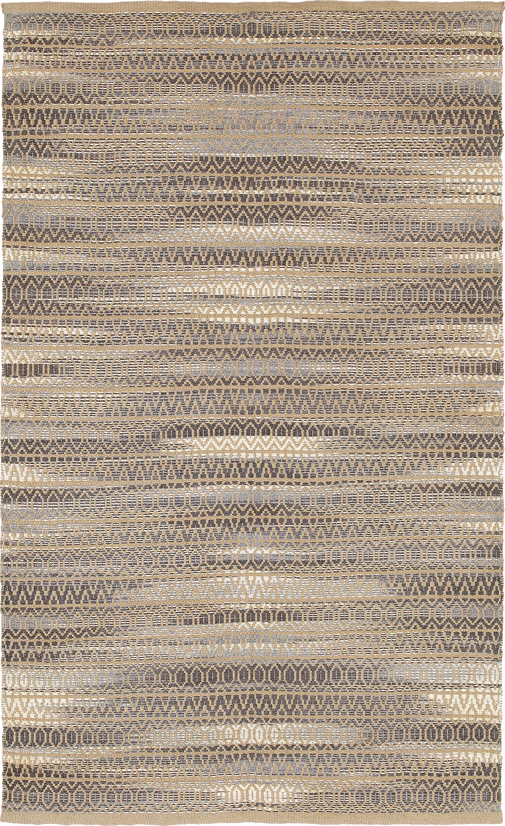 Gibtane Tan/Multi 7'9 x 9'9 Rug - Thumbnail - Image 1