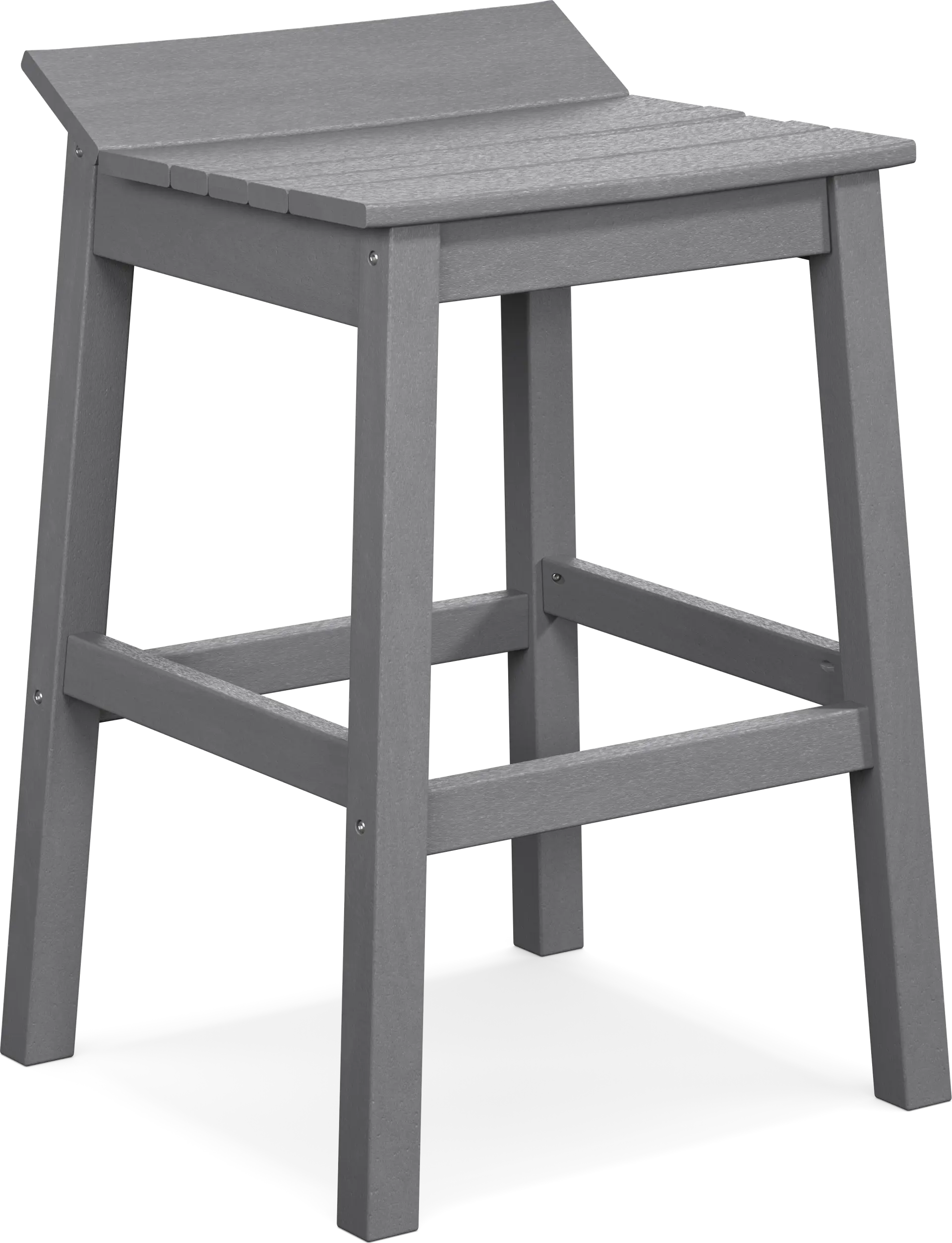 Addy Gray Outdoor Barstool