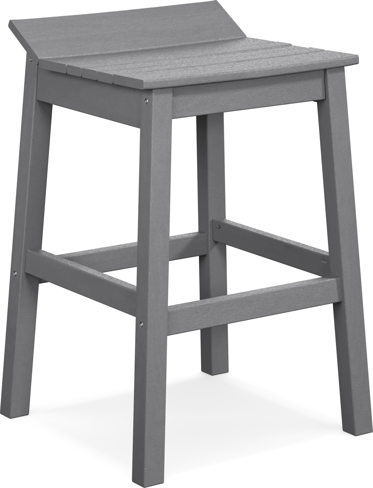 Addy Gray Synthetic Fabric Outdoor Barstool | Rooms to Go