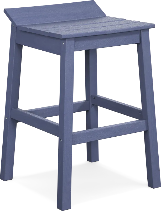 Addy Navy Outdoor Barstool