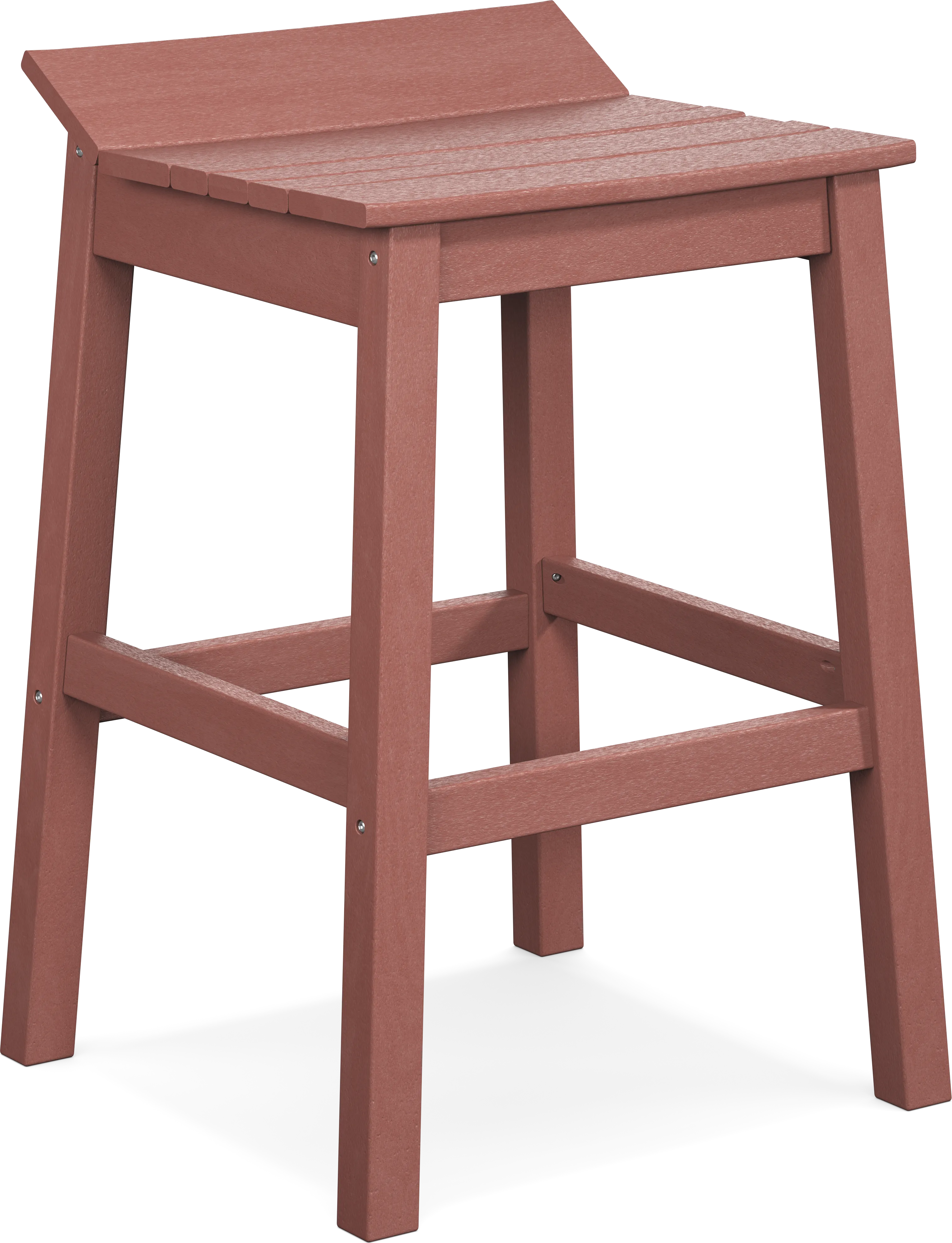 Addy White 3 Pc Outdoor Bar Set with Red Barstools - Thumbnail - Image 7