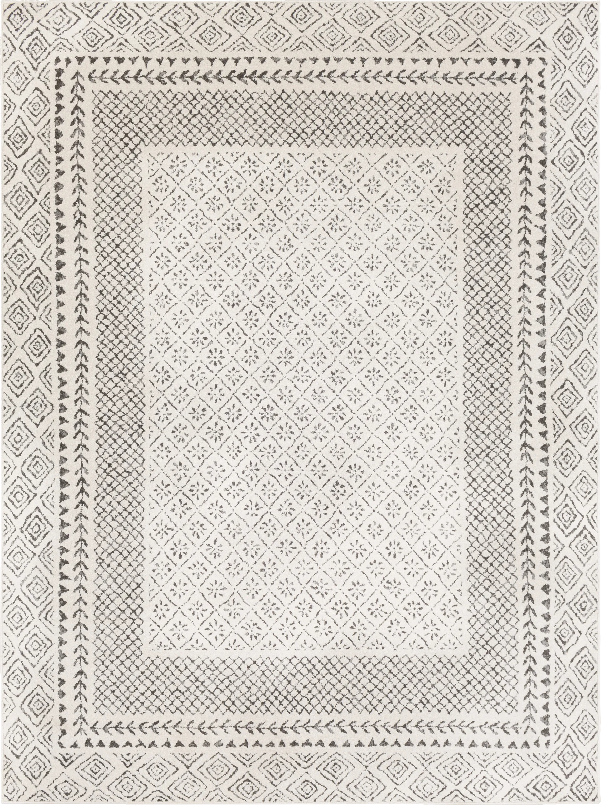 Elnaria Charcoal 5'3 x 7'3 Rug - Image 1