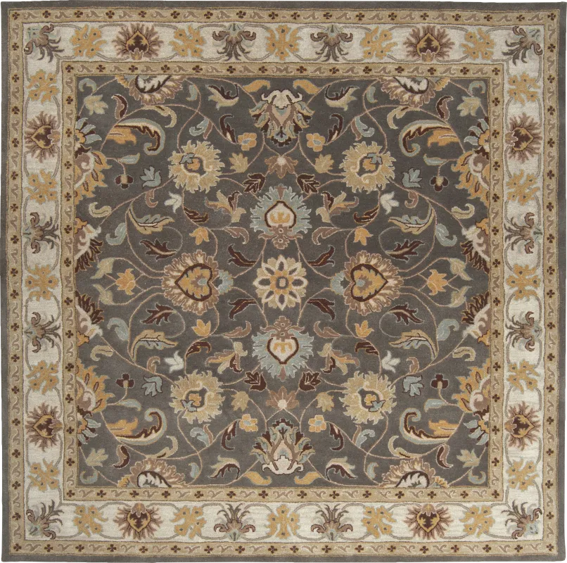 Belinera Brown 8' Square Rug