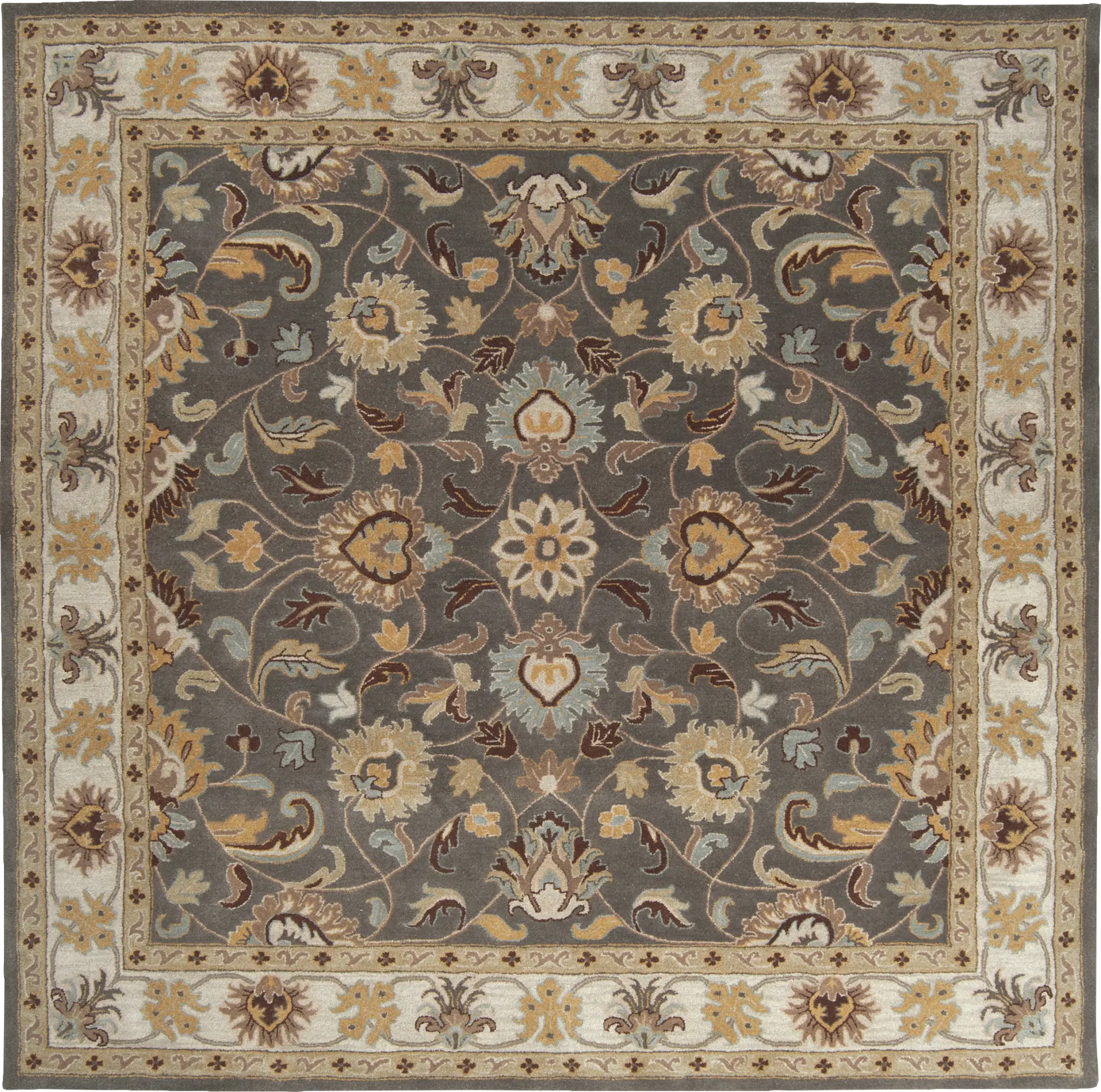 Belinera Brown 8' Square Rug