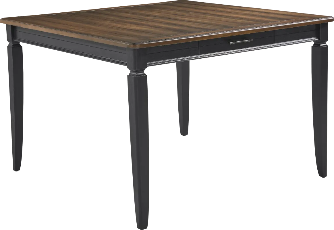 Country Lane Black Counter Height Dining Table