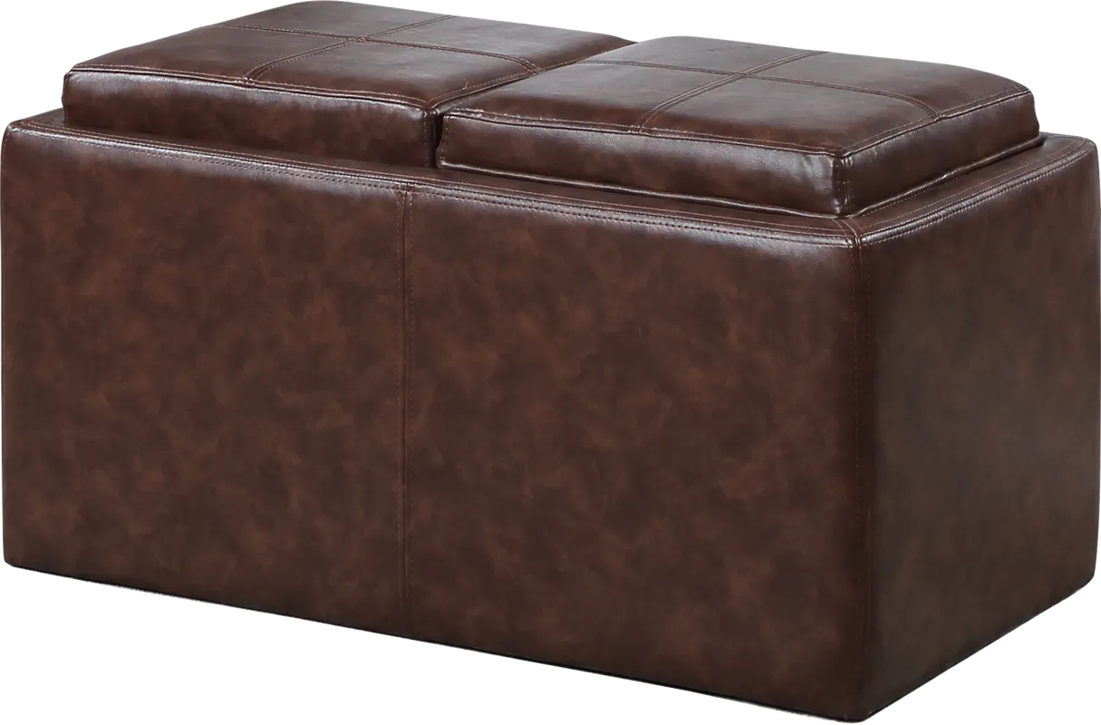 Guetlet Brown Storage Ottoman