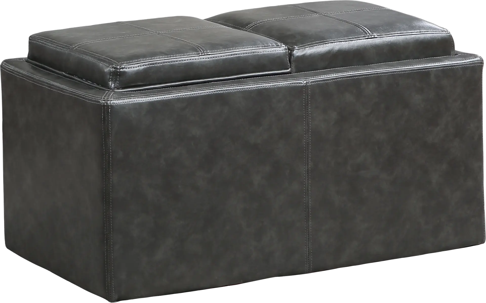 Guetlet Gray Storage Ottoman