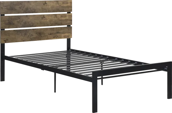 Meigs Brown Twin Platform Bed