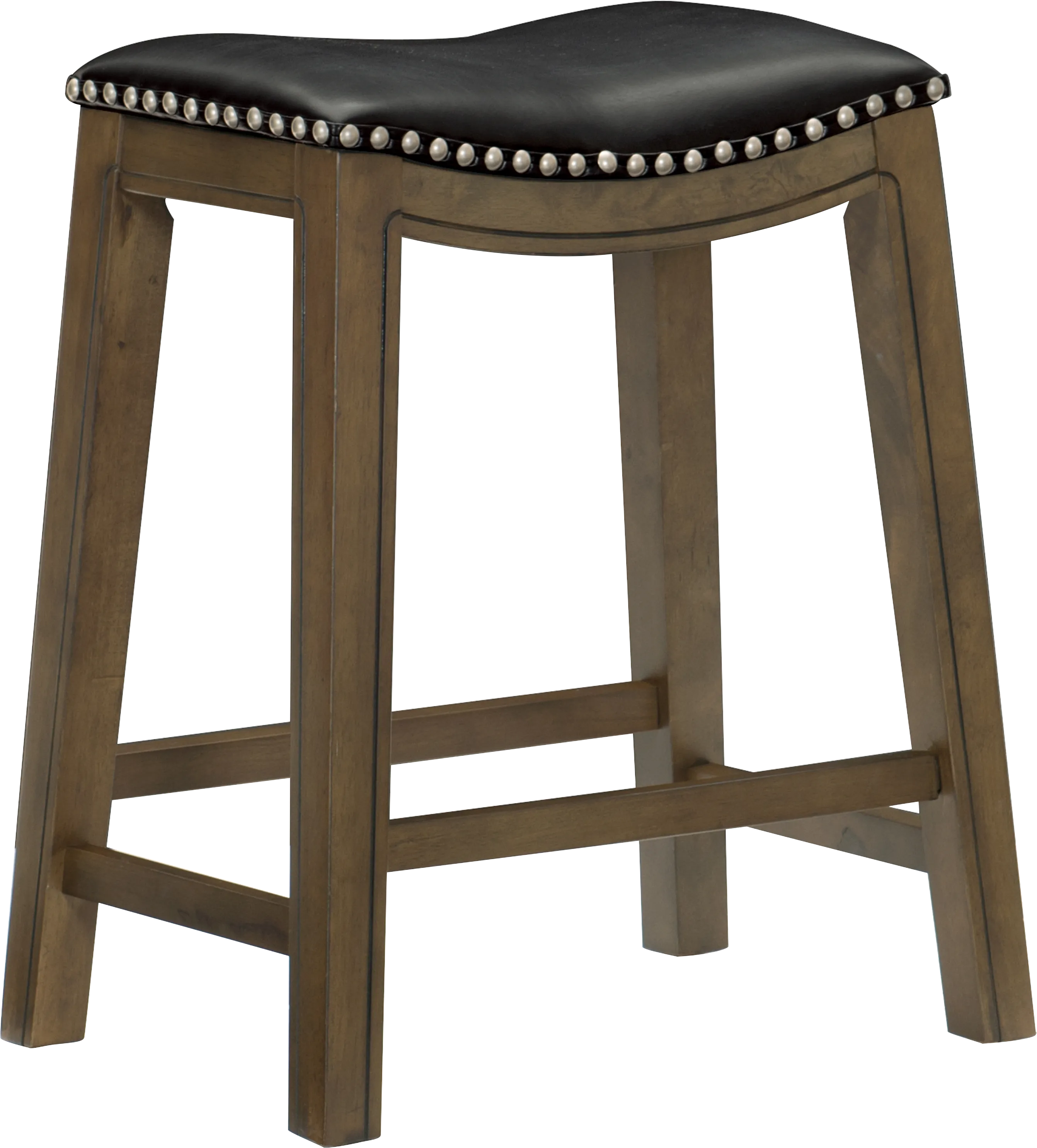 Etton Black Counter Height Stool