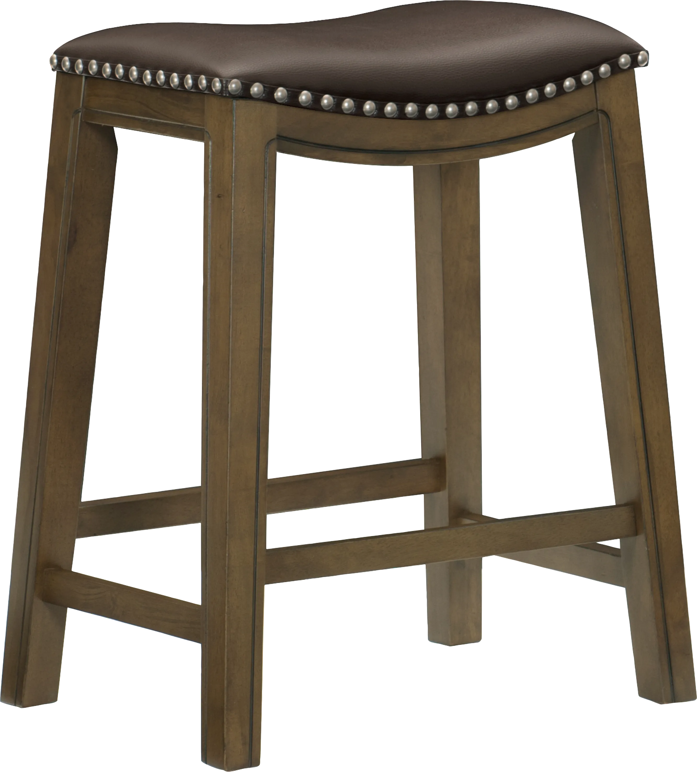 Etton Brown Counter Height Stool - Thumbnail - Image 1