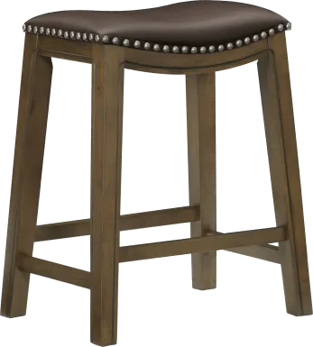 Etton Brown Counter Height Stool