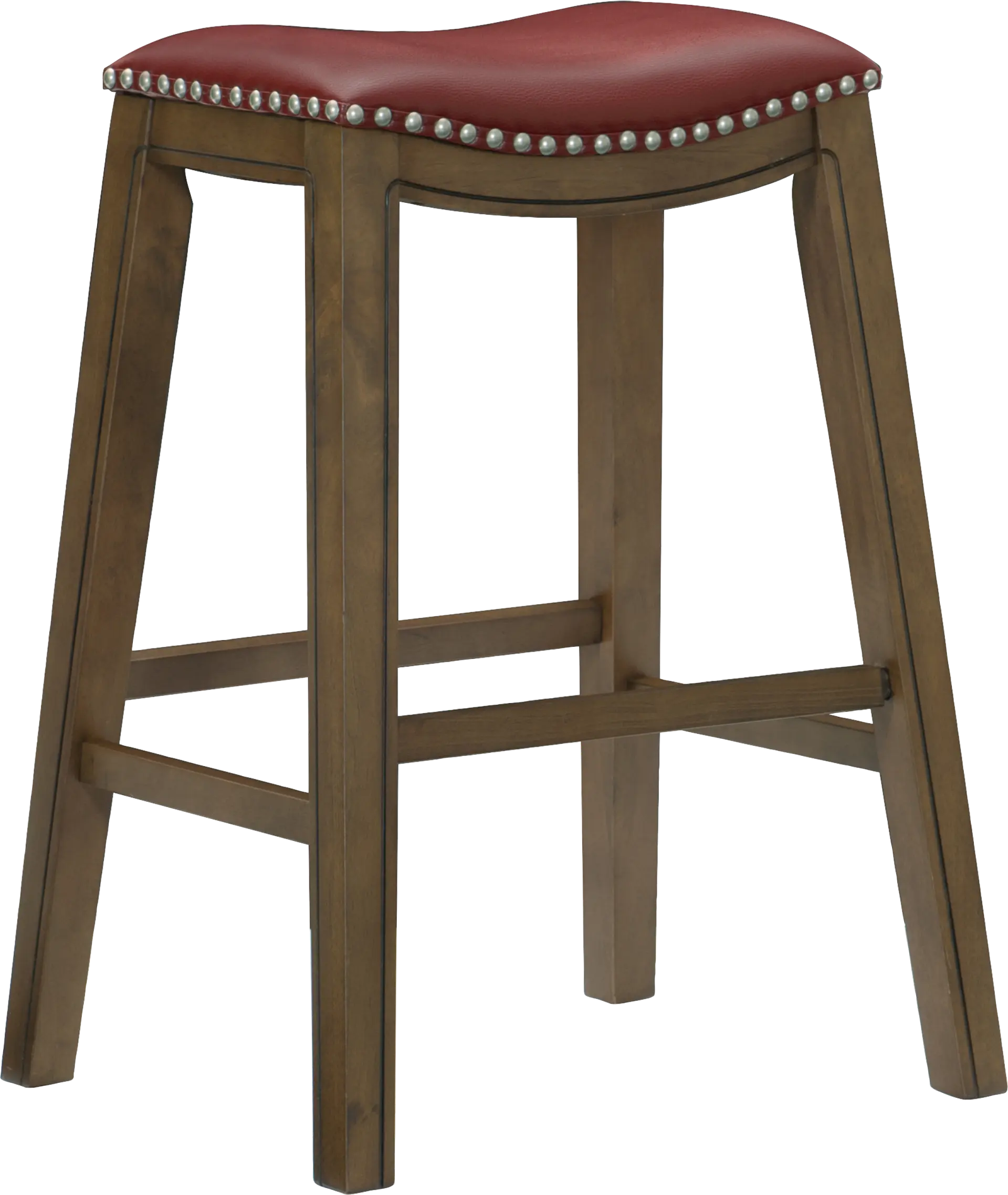 Etton Red Barstool