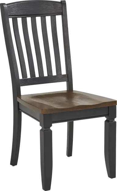 slat back side chair