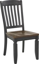 slat back side chair
