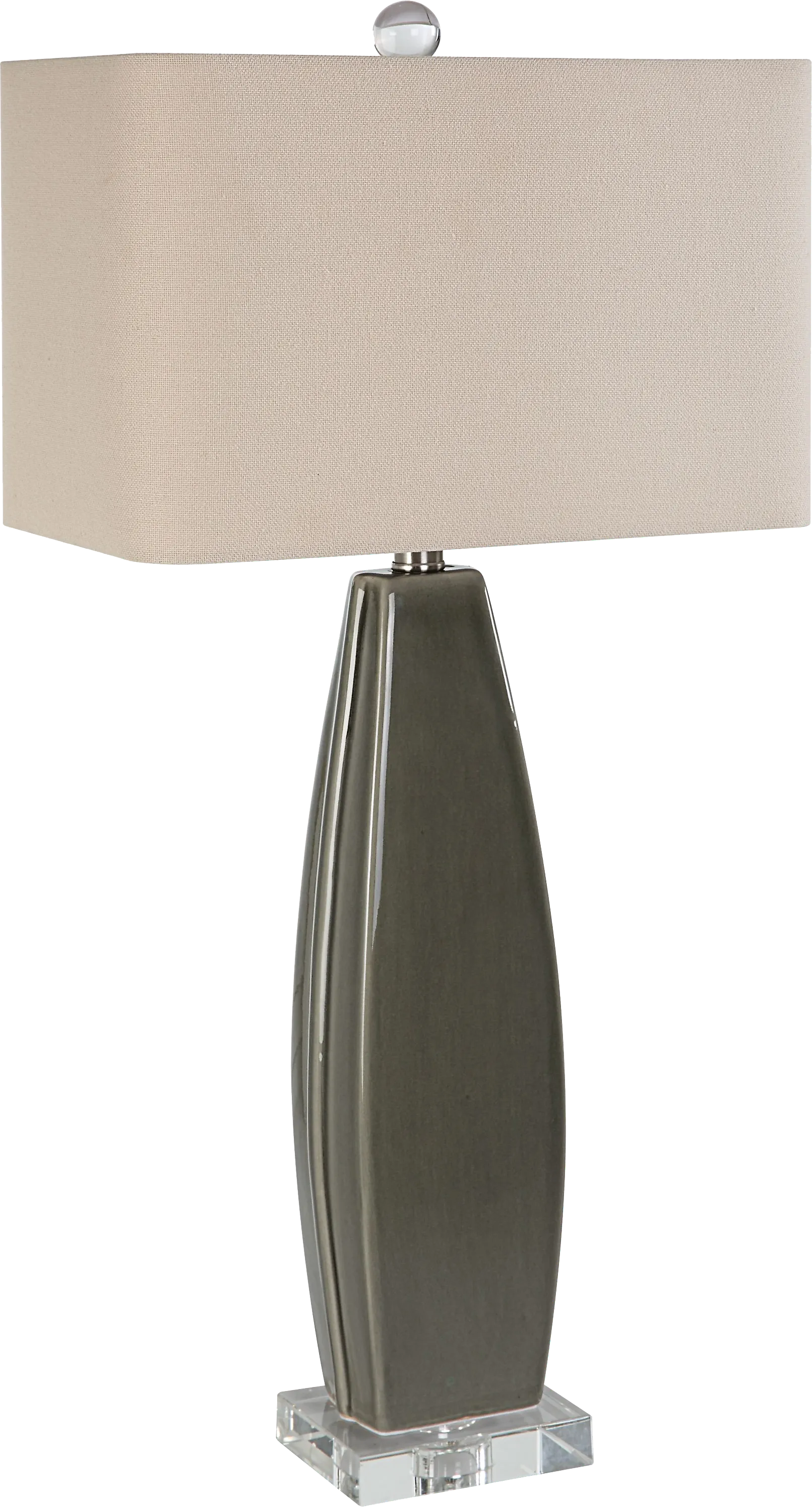 Castil Grove Gray Lamp - Image 1