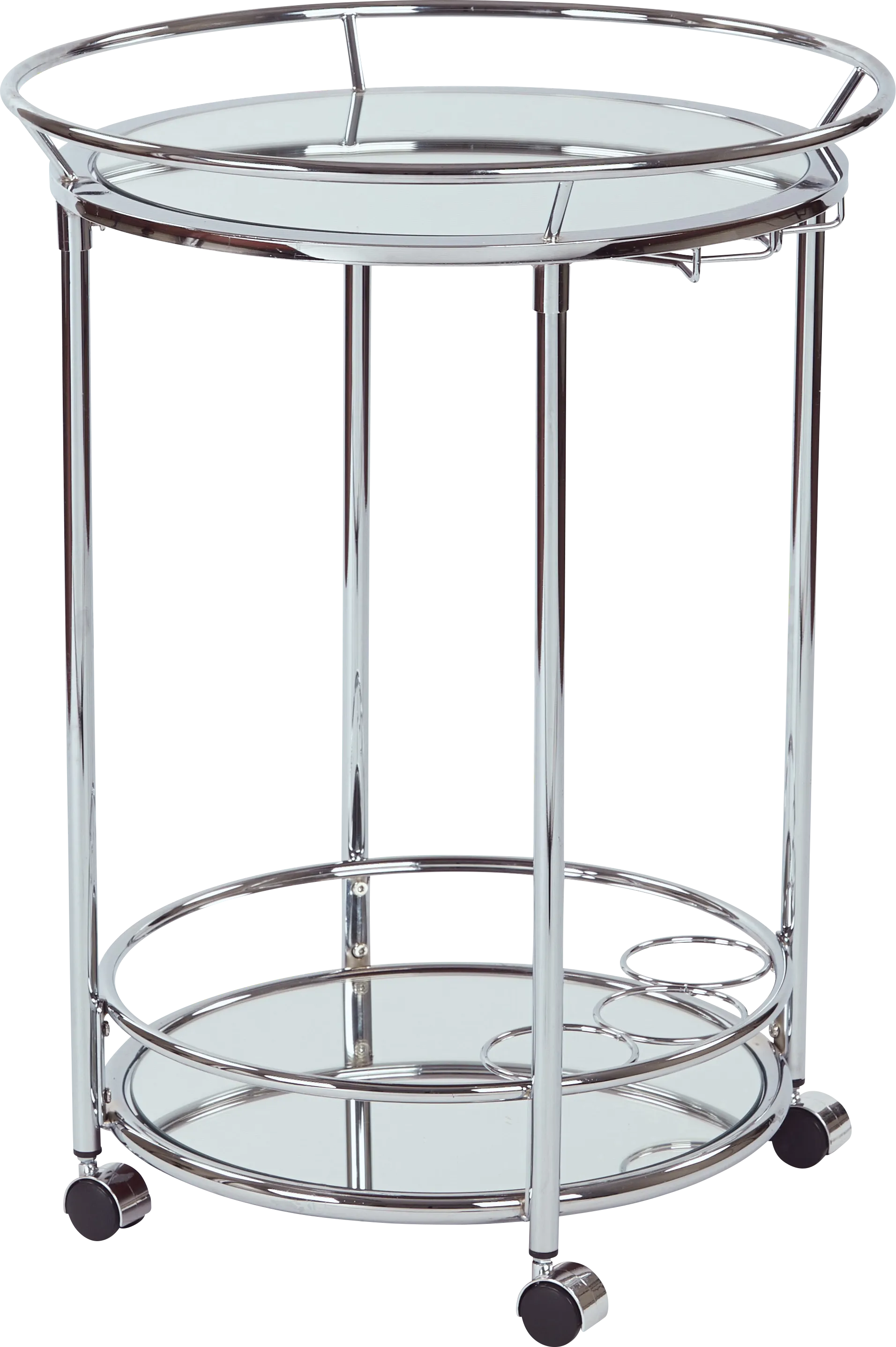 Brackenridge Silver Bar Cart - Image 1