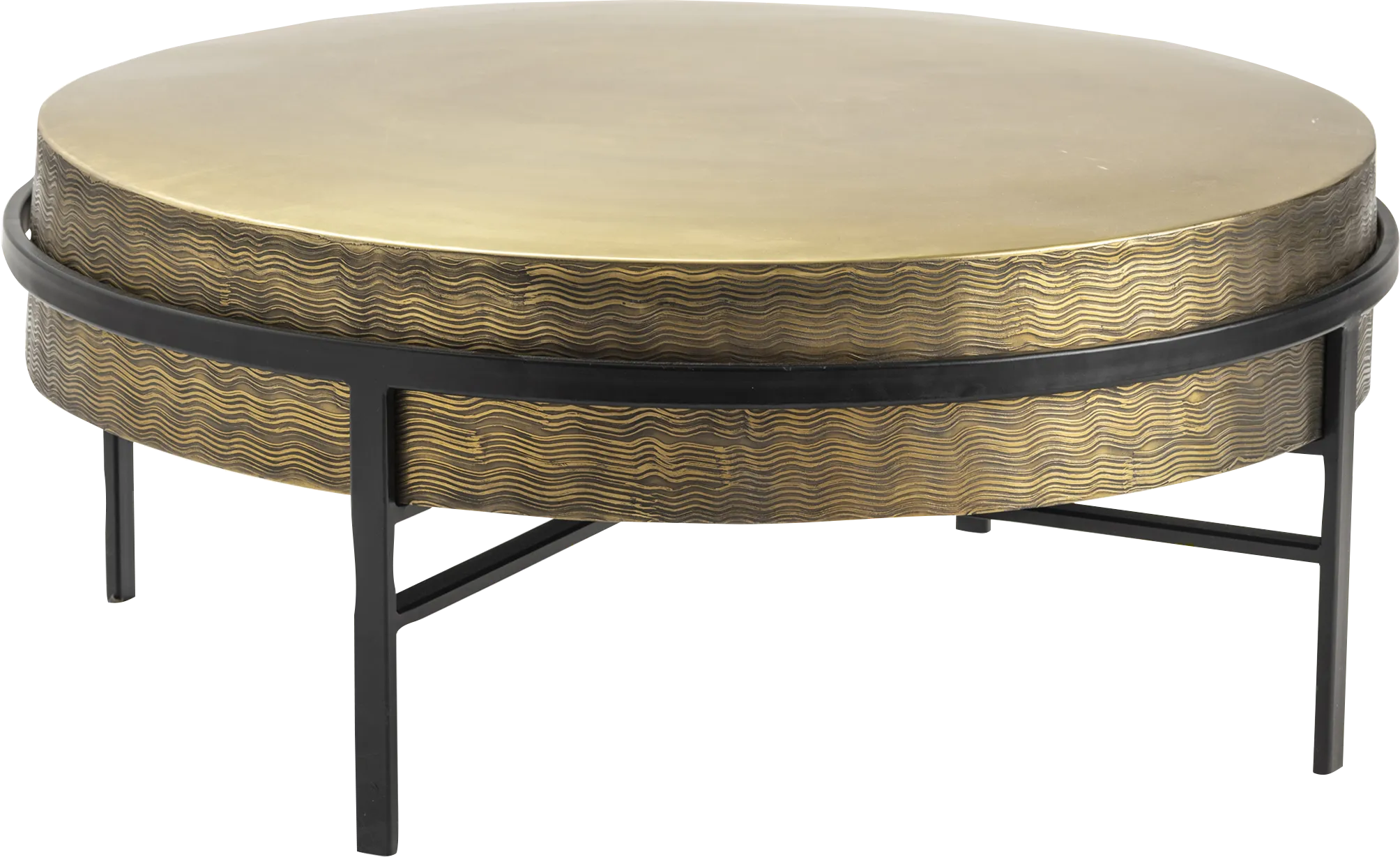 Avaview Gold Cocktail Table - Thumbnail - Image 1