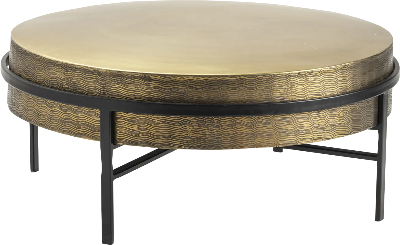 Avaview Gold Cocktail Table