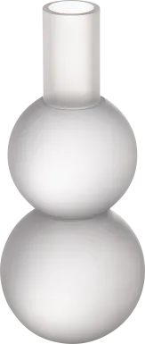 Tieton White Candle Holder