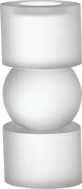 Nicoson I White Candleholder