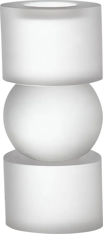 Nicoson I White Candleholder