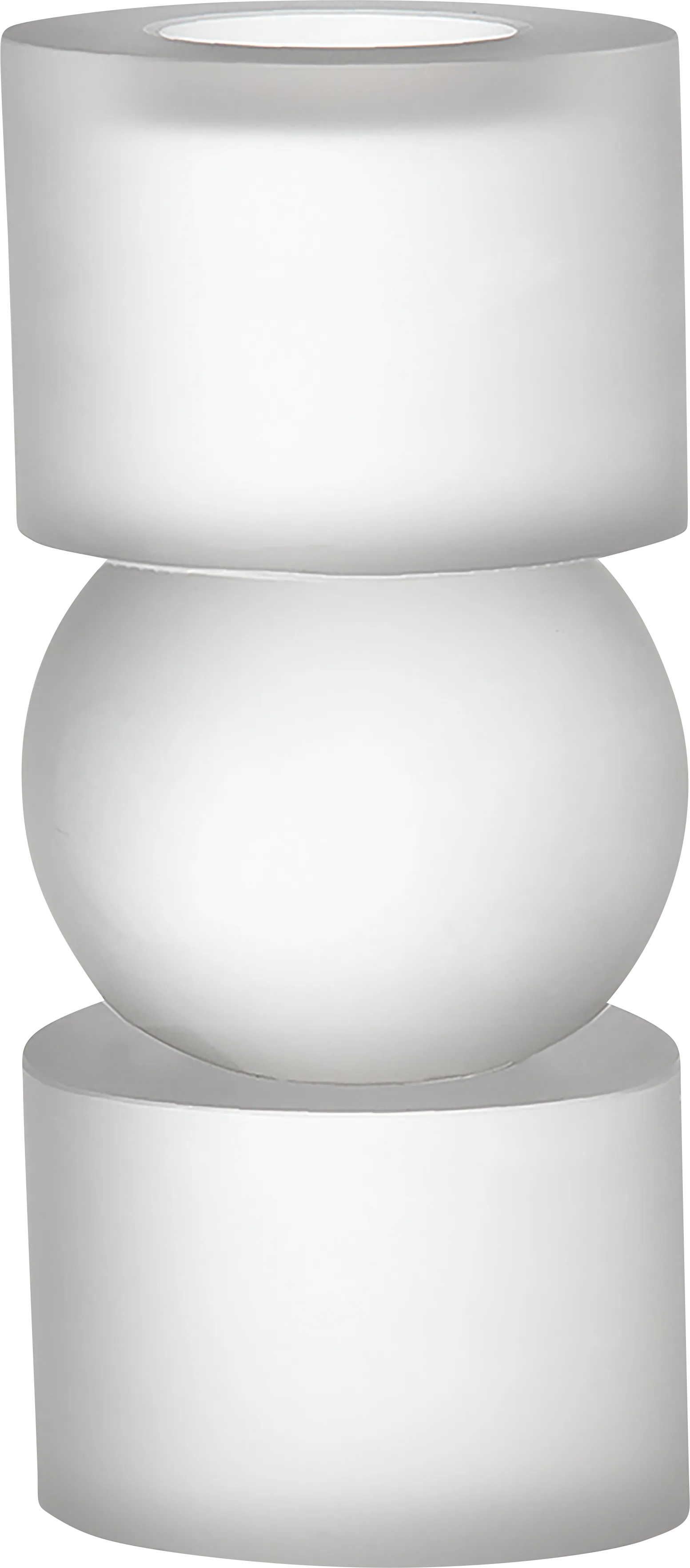 Nicoson I White Candleholder - Image 1