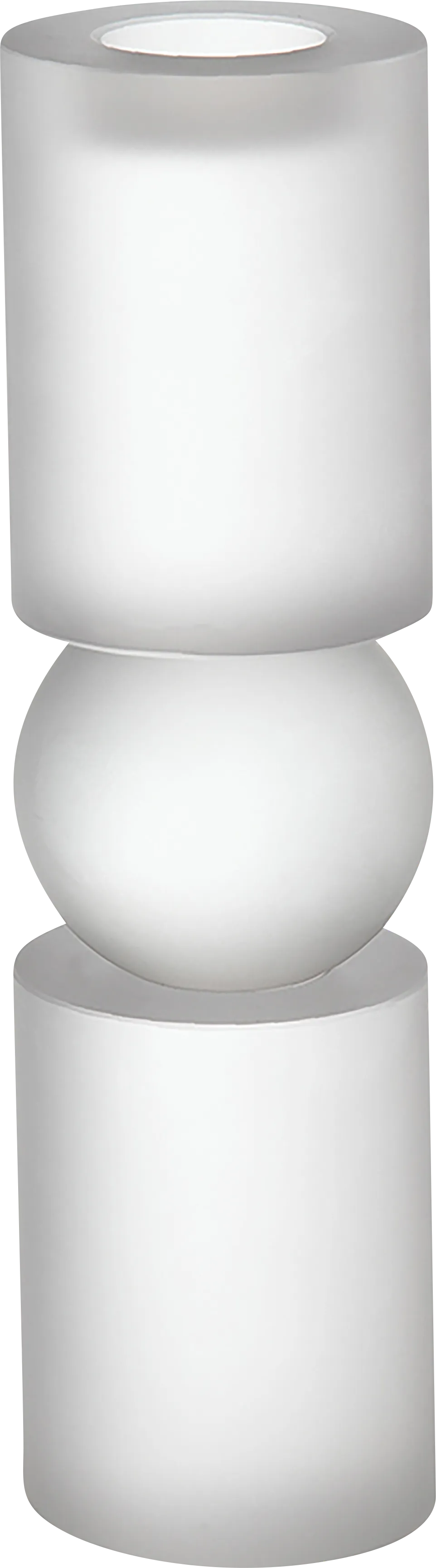 Nicoson II White Candle Holder - Thumbnail - Image 1