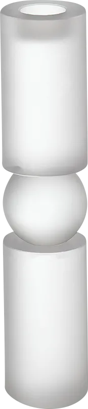 Nicoson III White Candle Holder