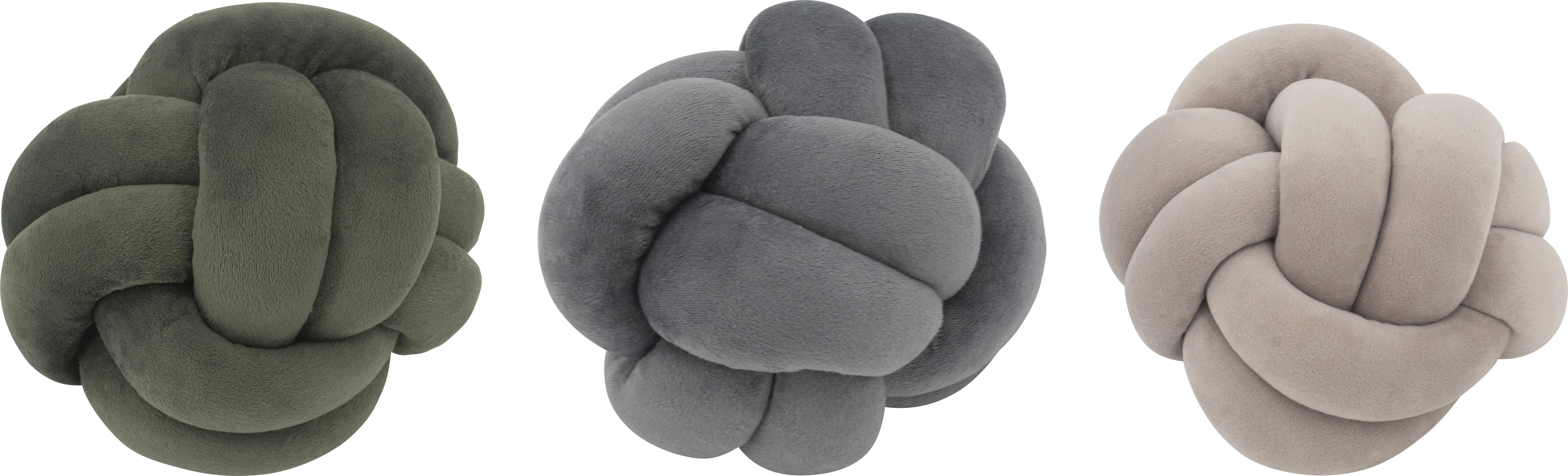 Jahrom Gray Knots, Set of 3