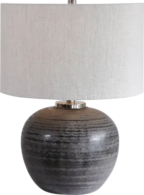 Xavier Way Gray Lamp