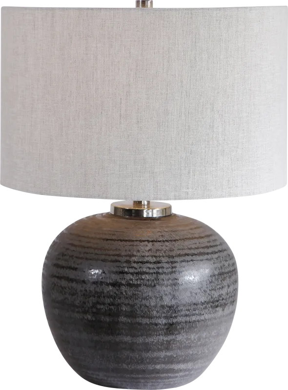 Xavier Way Gray Lamp
