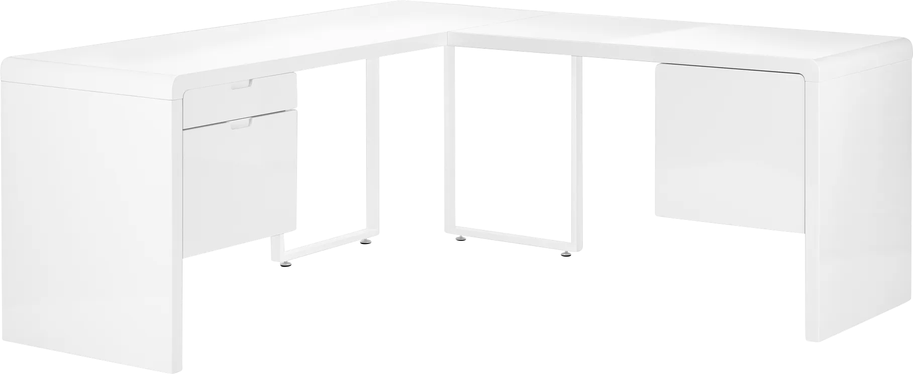 Ashcrest White Desk - Image 1