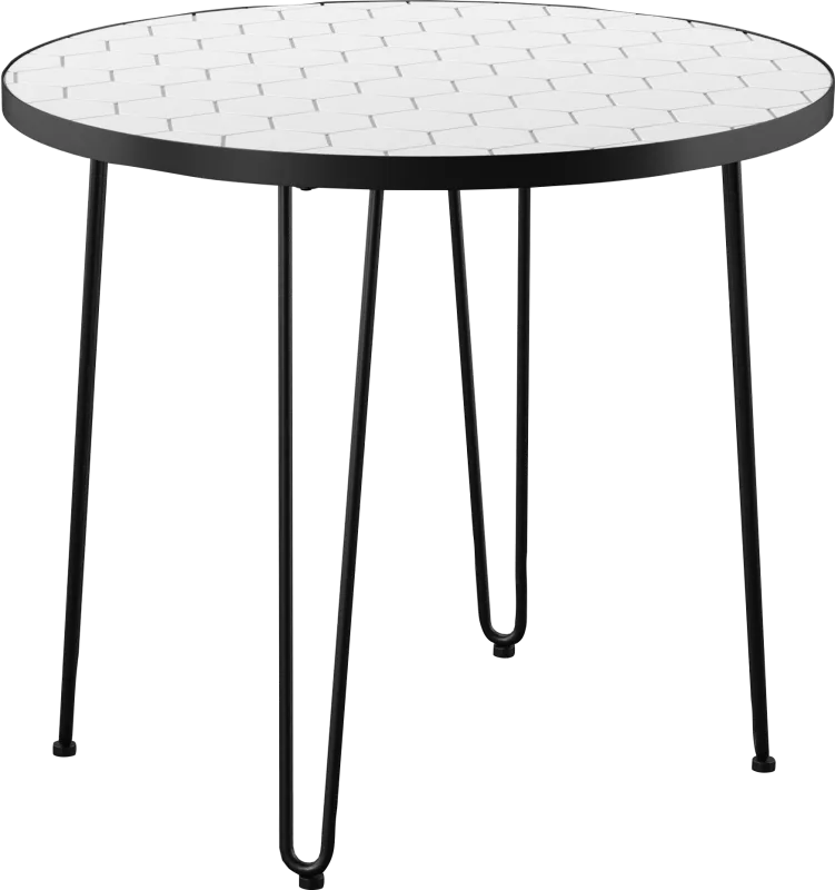 Outdoor Caillouet Black Bistro Table