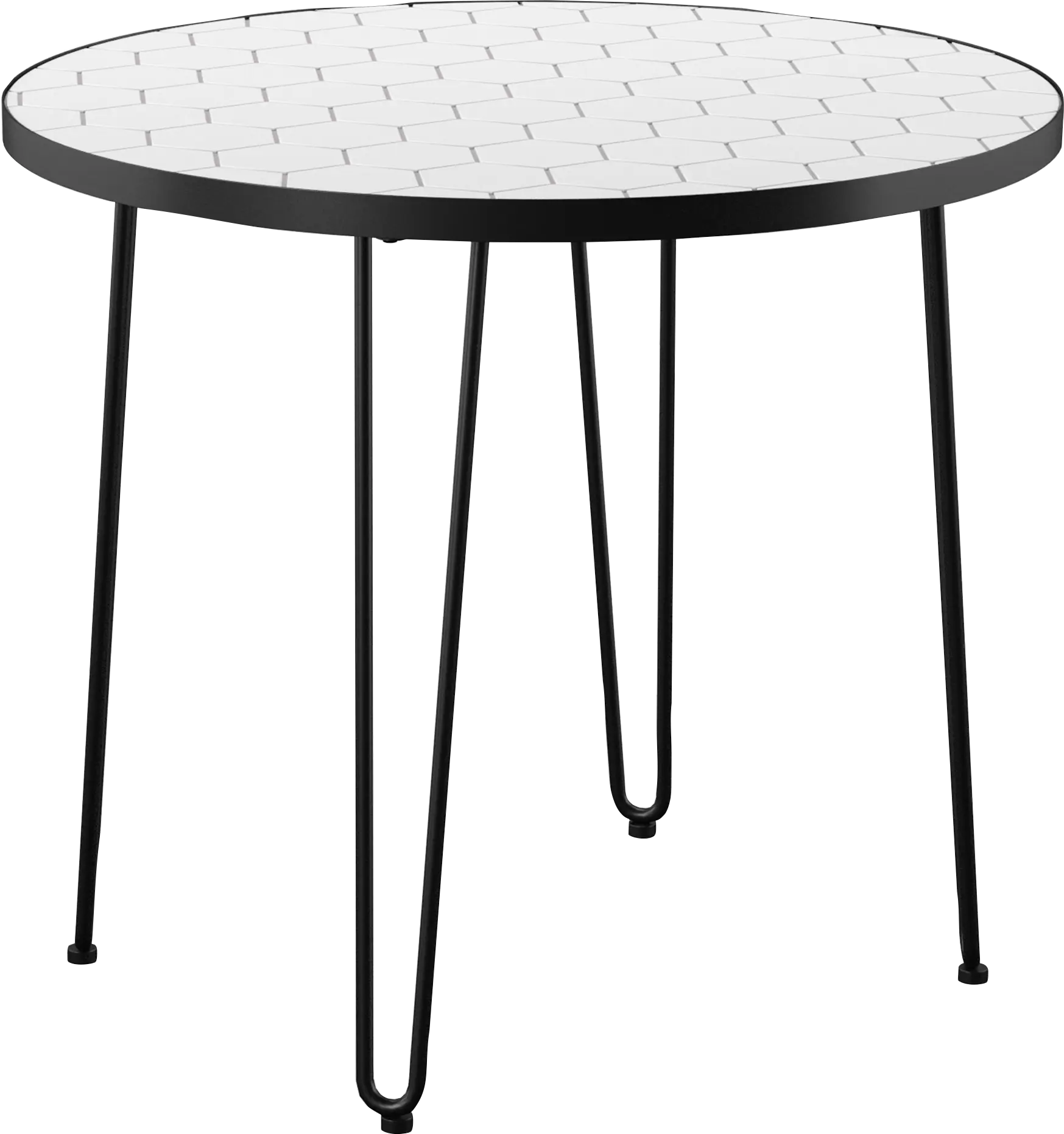Outdoor Caillouet Black Bistro Table